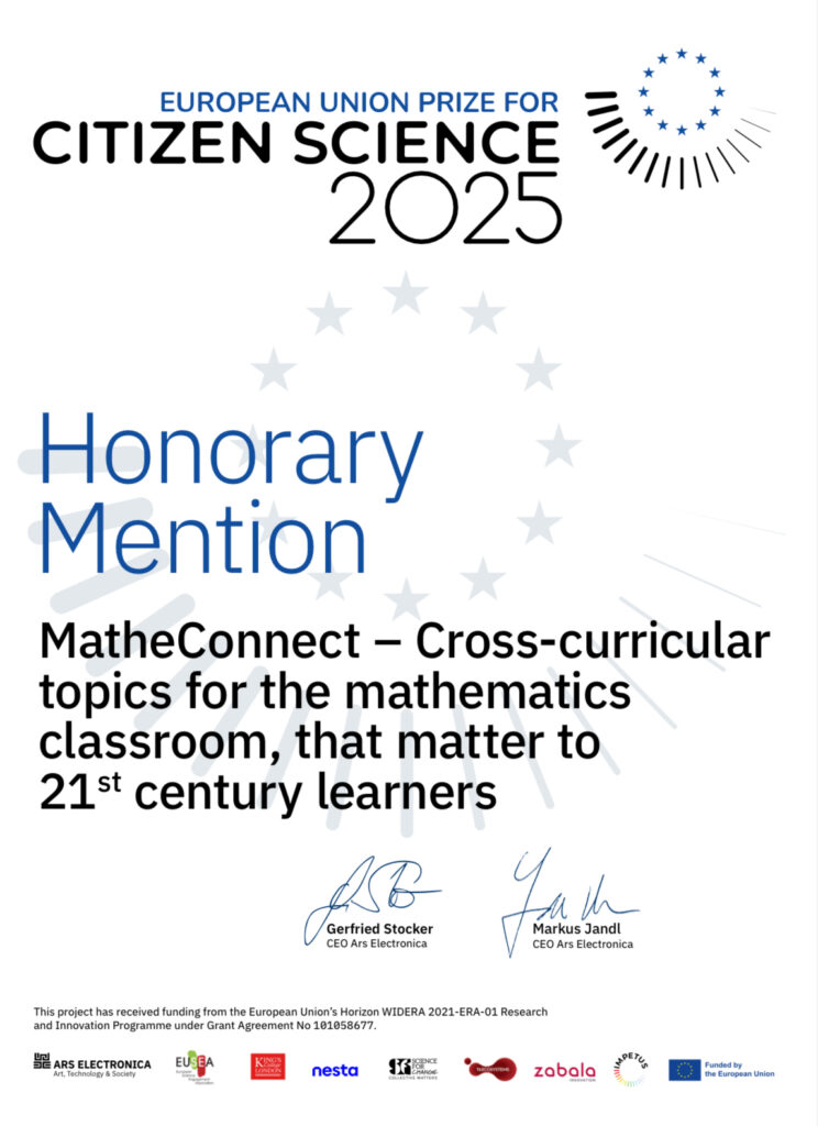 EU Prize for Citizen Science